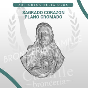 SAGRADO CORAZÓN PLANO CROMADO