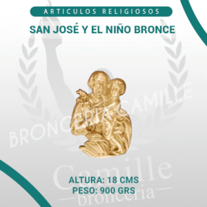 SAN JOSÉ Y EL NIÑO BRONCE