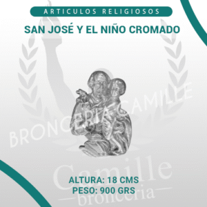 SAN JOSÉ Y EL NIÑO CROMADO