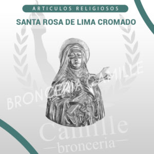 SANTA ROSA DE LIMA CROMADO