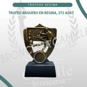 TROFEO ARQUERO EN RESINA, 372 AGGT