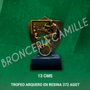 TROFEO ARQUERO EN RESINA, 372 AGGT