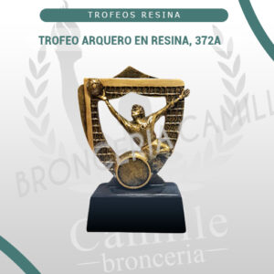 TROFEO ARQUERO EN RESINA, 372A