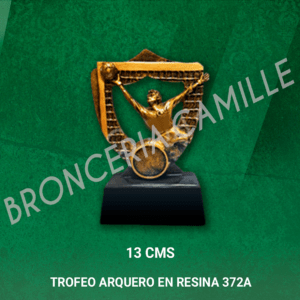 TROFEO ARQUERO EN RESINA, 372A