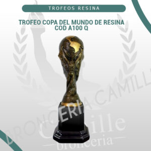 TROFEO COPA DEL MUNDO DE RESINA COD A100 Q