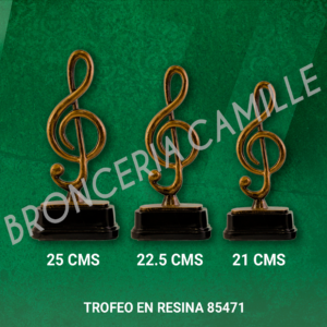 TROFEO EN RESINA 85471