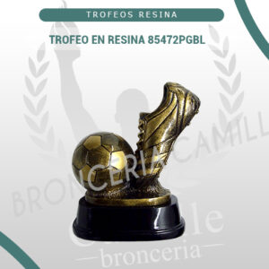 TROFEO EN RESINA 85472PGBL