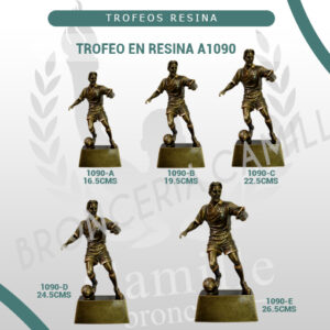 TROFEO EN RESINA A1090