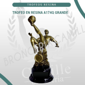 TROFEO EN RESINA A174Q GRANDE