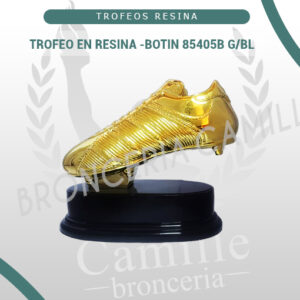 TROFEO EN RESINA -BOTIN 85405B G/BL