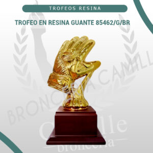 TROFEO EN RESINA GUANTE 85462/G/BR