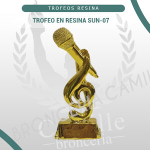 TROFEO EN RESINA SUN-07