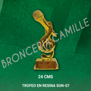TROFEO EN RESINA SUN-07