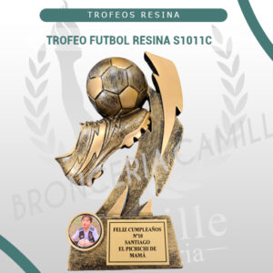 TROFEO FUTBOL RESINA S1011C