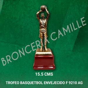 Trofeo Basquetbol varon envejecido F 9210 AG