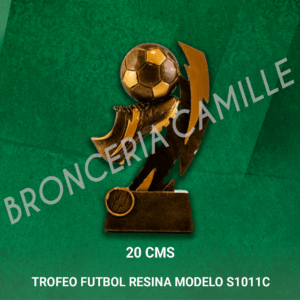 Trofeo Futbol Resina Modelo S1011C
