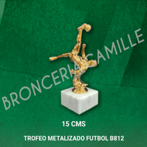 Trofeo Metalizado Futbol B812