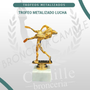 Trofeo Metalizado Lucha