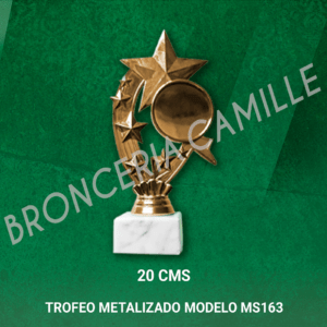 Trofeo Metalizado Modelo MS163
