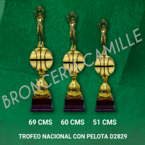 Trofeo Nacional con Pelota Modelo - D2829