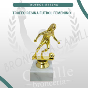 Trofeo Resina futbol femenino