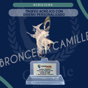Trofeo acrílico, Diseño personalizado
