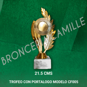 Trofeo con Portalogo Modelo CF005