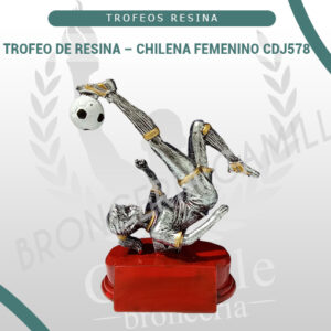 Trofeo de resina - Chilena Femenino CDJ578