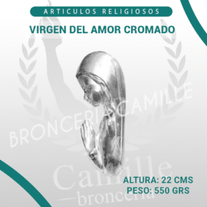 VIRGEN DEL AMOR CROMADO