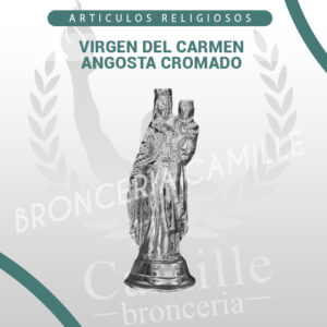 VIRGEN DEL CARMEN ANGOSTA CROMADO
