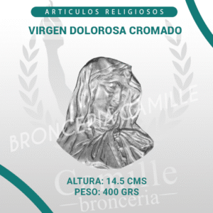 VIRGEN DOLOROSA CROMADO