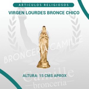 VIRGEN LOURDES BRONCE CHICO