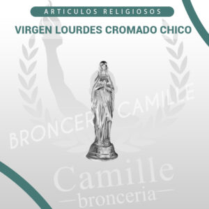 VIRGEN LOURDES CROMADO CHICO