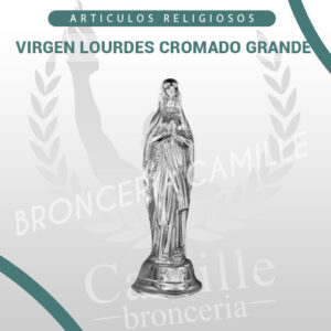 VIRGEN LOURDES CROMADO GRANDE