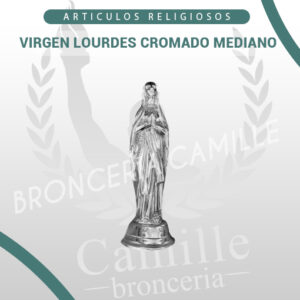 VIRGEN LOURDES CROMADO MEDIANO
