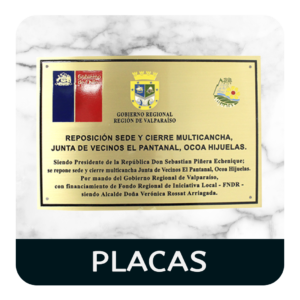 Placas Conmemorativas