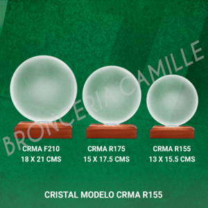 CRISTAL MODELO CIRCULO CRMA R155