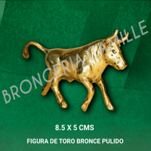 Figuras de bronce pulido – Toro