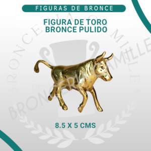 Figuras de bronce pulido – Toro