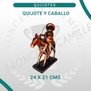 Figura Quijote en caballo