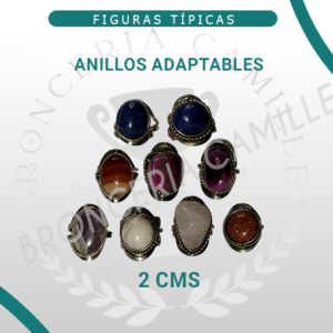 Anillos Adaptables de diferentes piedras