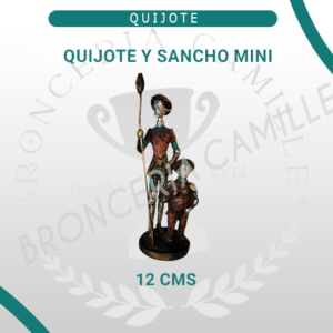 Figura Quijote y Sancho mini