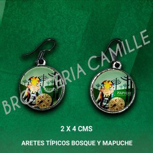 Aretes Típicos Bosque Y Mapuche