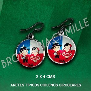 Aretes Típicos Chilenos Circulares