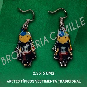 Aretes Típicos Vestimenta Tradicional