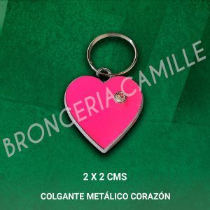 Colgante Metálico Corazón
