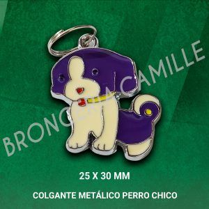 Colgante Metálico Perro Chico