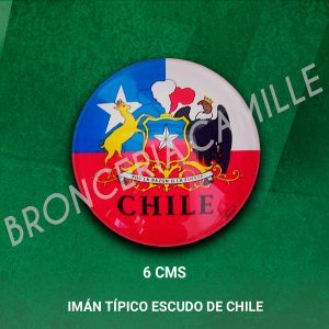Imán Típico Escudo de Chile