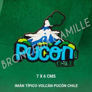 Imán Típico Volcán Pucón Chile