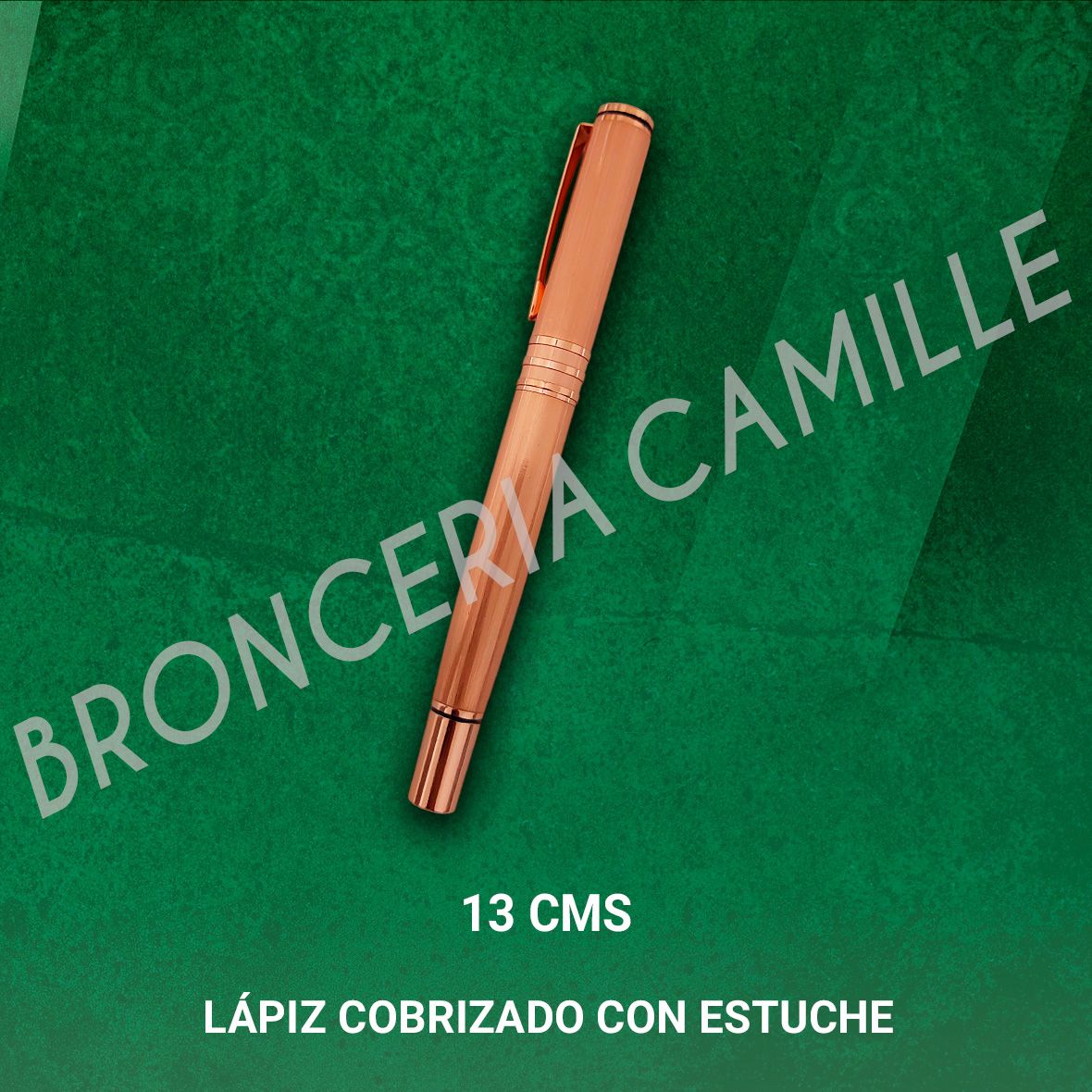 Lápiz Cobrizado con Estuche